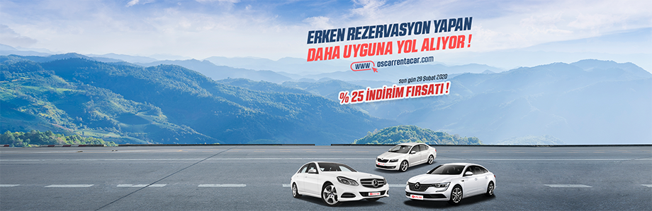 Erken Rezervasyon Yapan Daha Uygun Fiyata Yol Alıyor! %25 İndirim Fırsatı